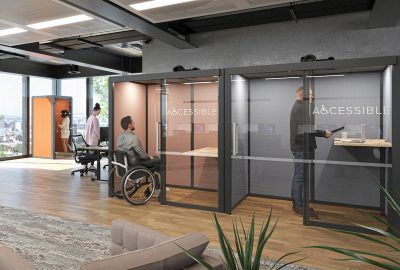 Accessible Encompass office pods