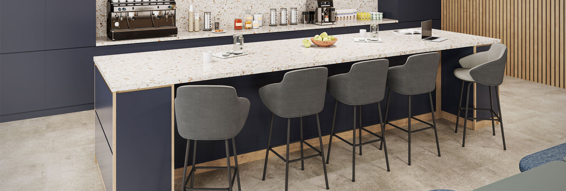 Flexiform Astra office and cafe stools