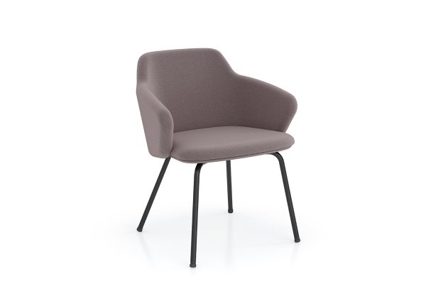 Astra Collaborative Chair, 4 Metal Legs
