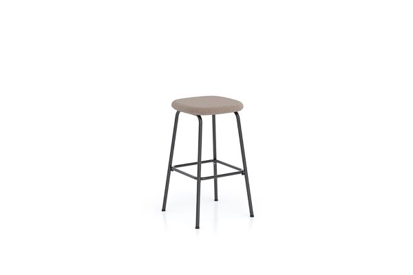 Astra Office Stool, Metal Base, No Back