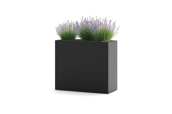 Commercial outdoor trough planters
