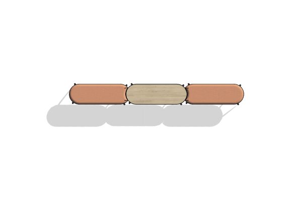 Pype nesting bench seats Plan View
