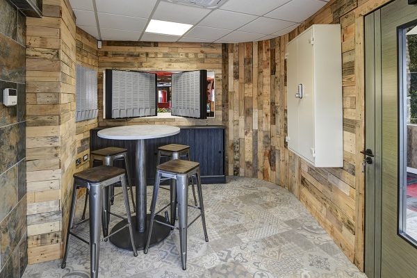 Ferro bar height table at DPC Install