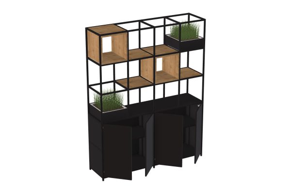 FlexiGrid office Shelving Configuration 14
