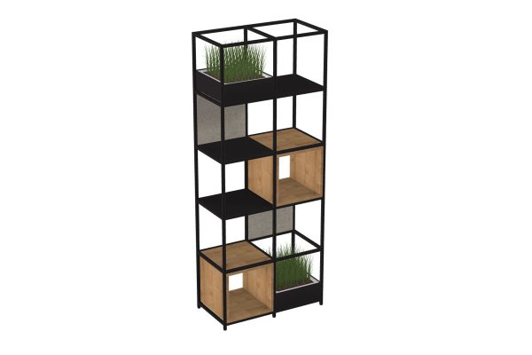 FlexiGrid Open Office Shelving Configuration 16