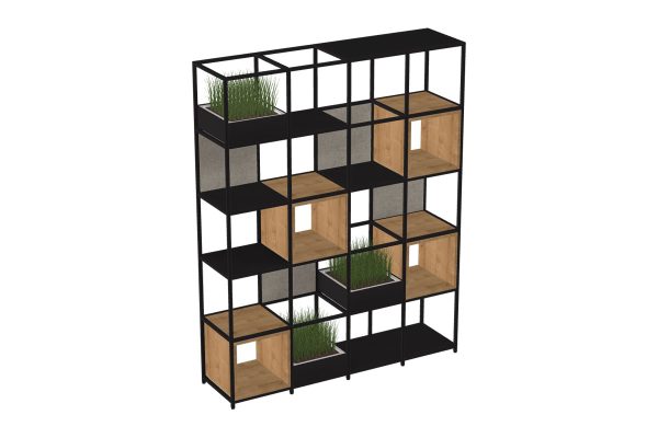 FlexiGrid Office Shelving Configuration 17