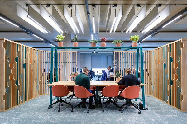 Larke Collaborative Work Table Installation