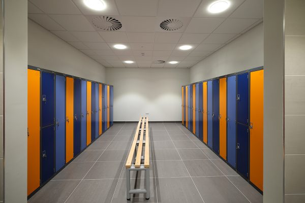Changing room lockers