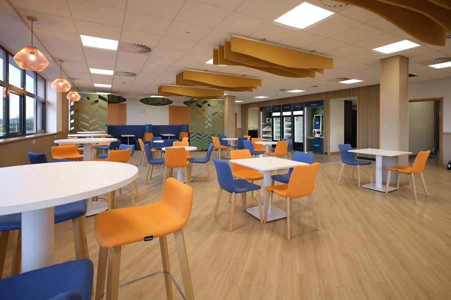 Office café design and furniture fitout