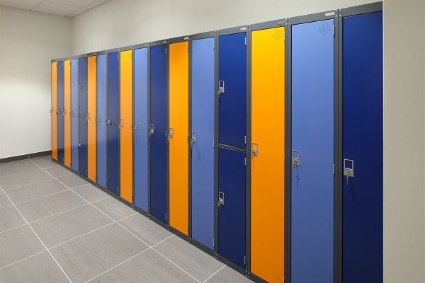 Ventilated Changing Room Lockers at Yusen Logistics