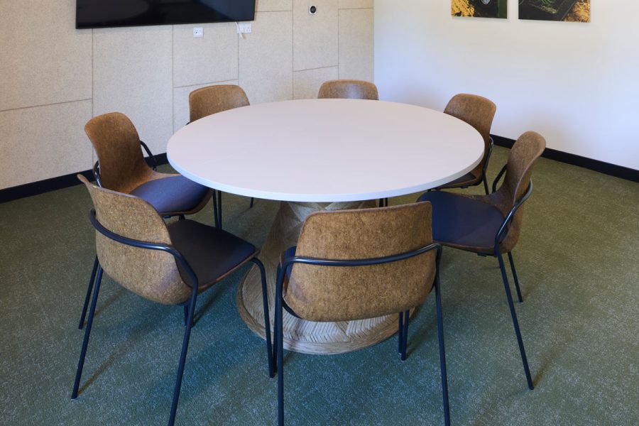 Hemp sustainable meeting table