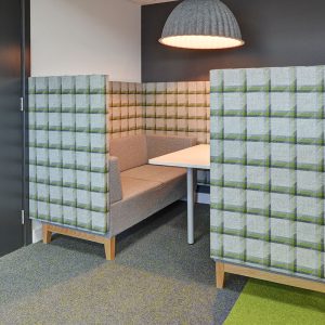 Fence Office Booths at Mental Welfare Commission for Scotland Install