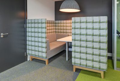 Fence Office Booths at Mental Welfare Commission for Scotland Install
