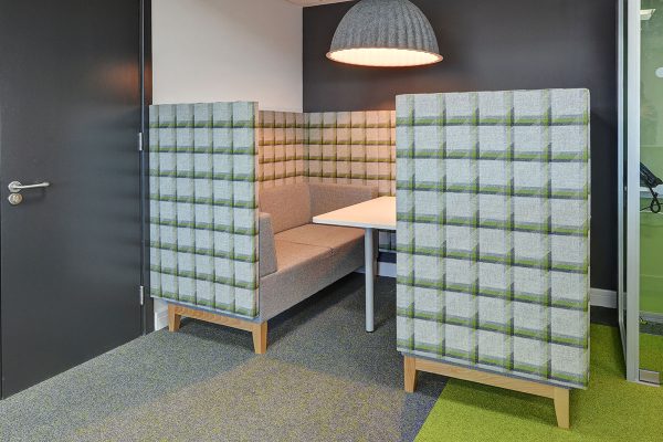 Fence Office Booths at Mental Welfare Commission for Scotland Install