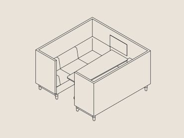 Fence office media booth