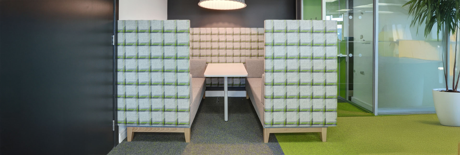 4 person office booth