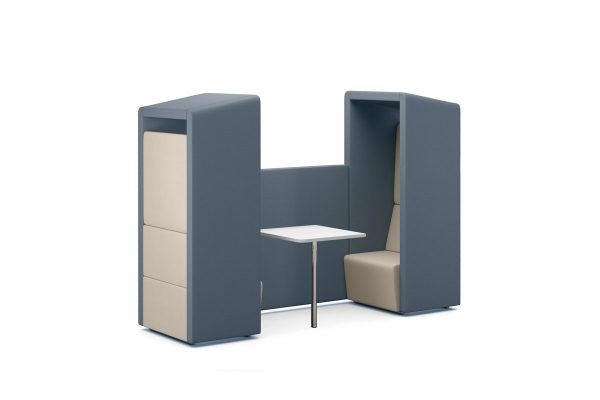 Fifteen 2 Person Meeting Booth with Canopy
