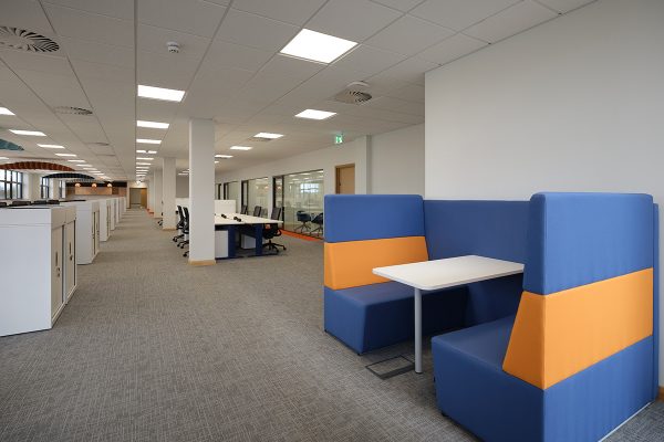 Fifteen 4 Person Office Booth at Yusen Logistics