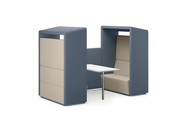 Fifteen 4 Person Meeting Booth with Canopy