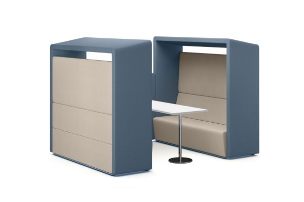 Fifteen 6 Person Meeting Booth with Canopy