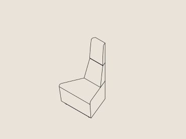 Fifteen modular high back sofa