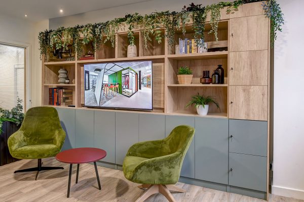 Match media storage wall at Yorkshire factory