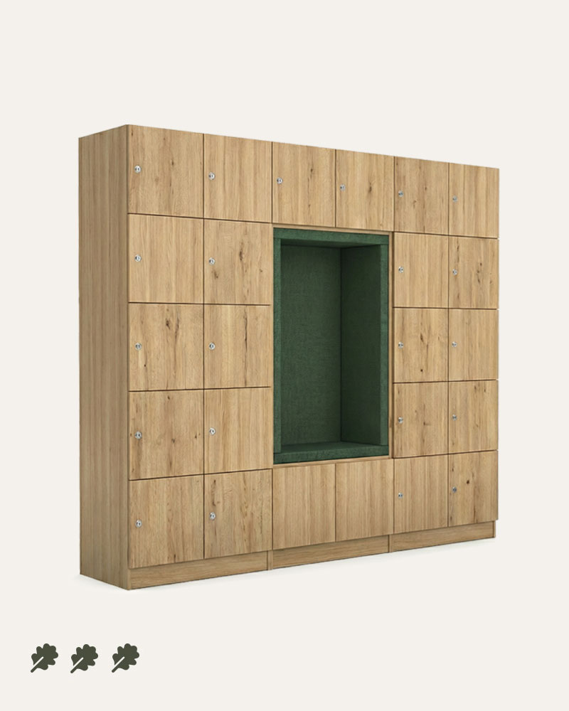 Match Storage Wall with Nook Seating