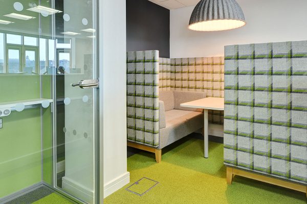 Fence Office Booths at Mental Welfare Commission for Scotland