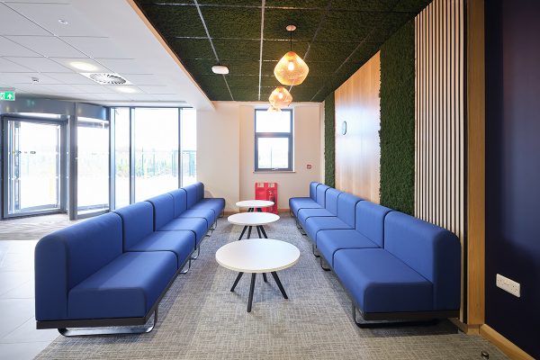 Pontoon Modular Reception Sofa at Yusen Logistics