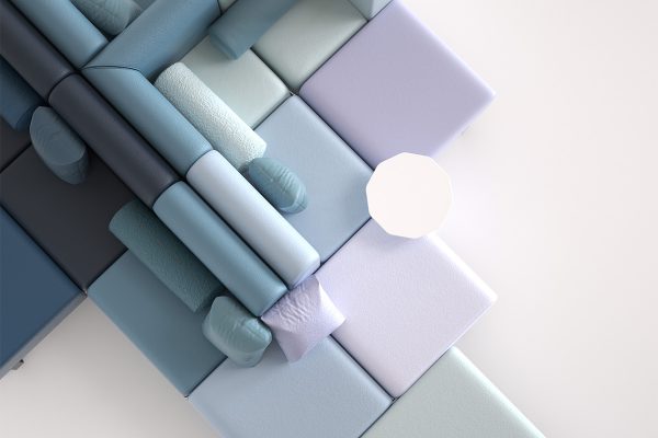 Pontoon modular back to back sofa