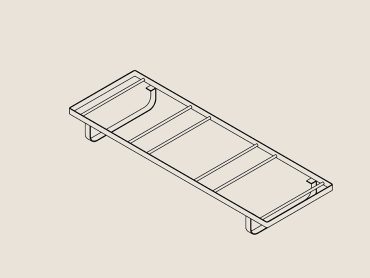 Pontoon 3 seater Sofa Components base