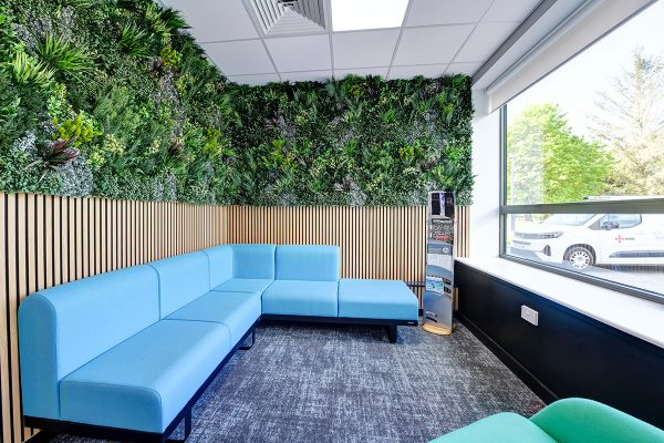 Pontoon Corner Sofa at Ingenza Fitout