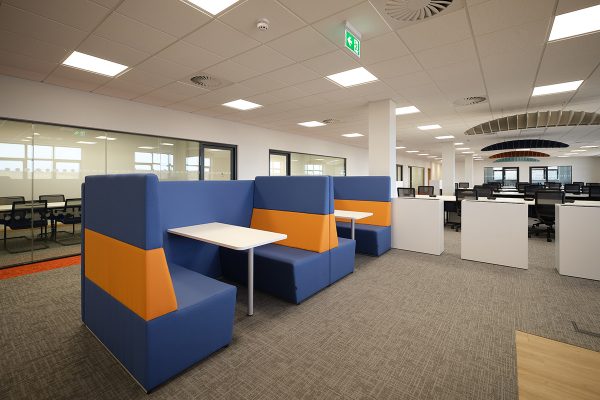 Fifteen 4 Person Booths at Yusen Logistics