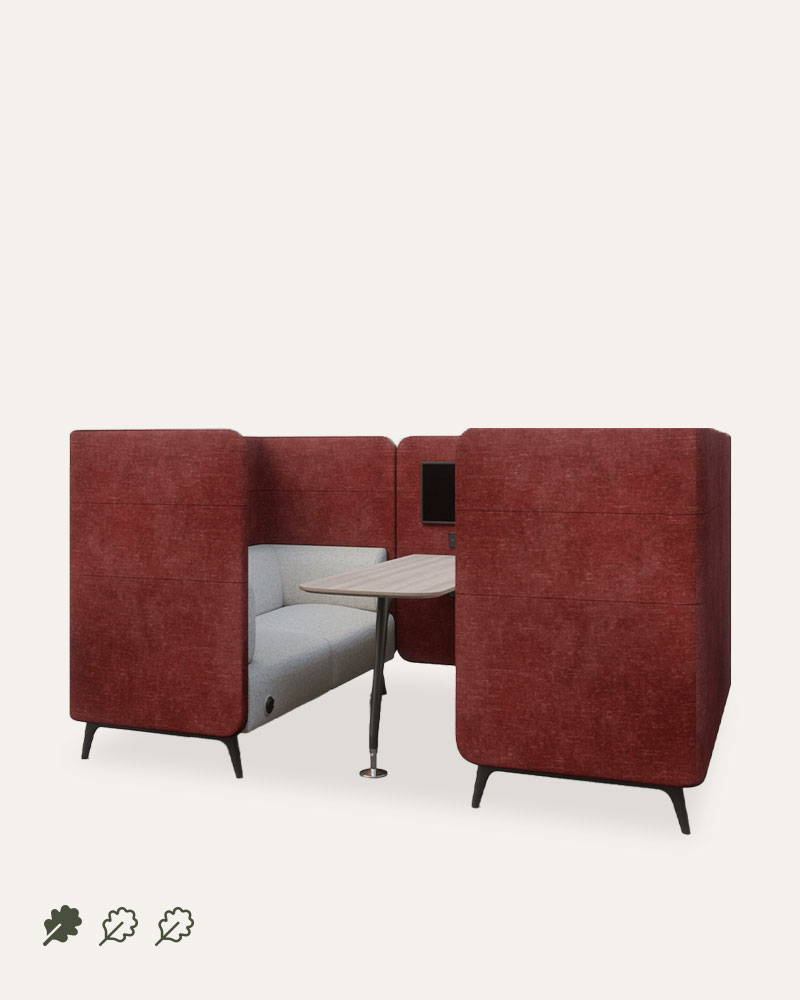 Connection Tryst office meeting booth