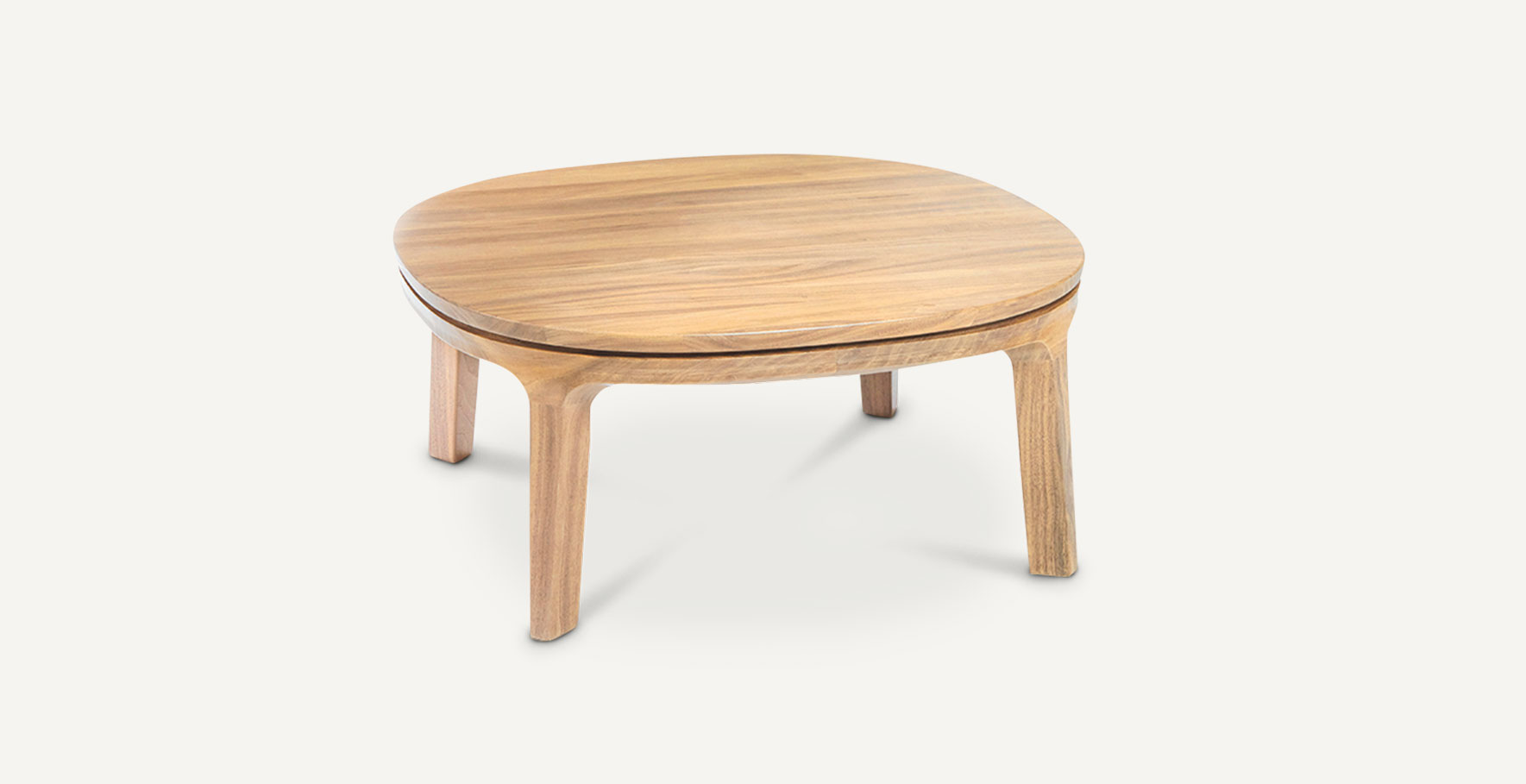 Solid oak office coffee table