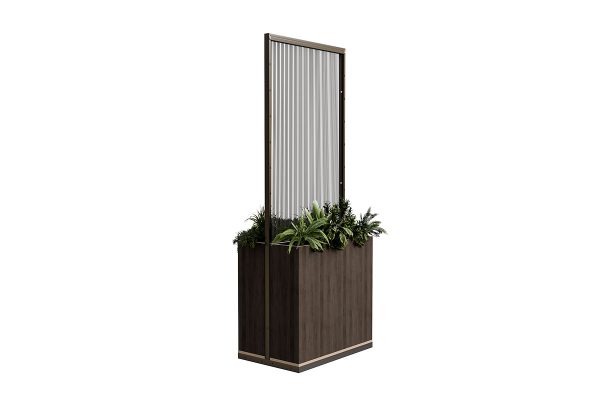 Harp Office Planter with Screen