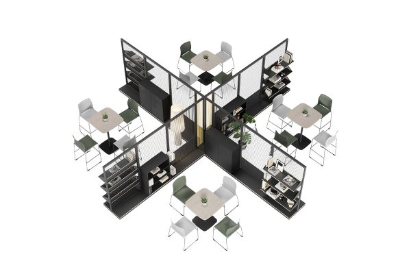 Harp Office Storage and Space Divider