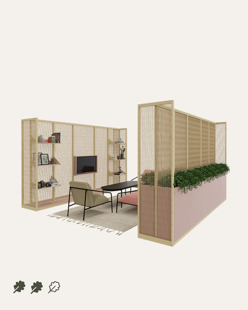 Harp office partitions