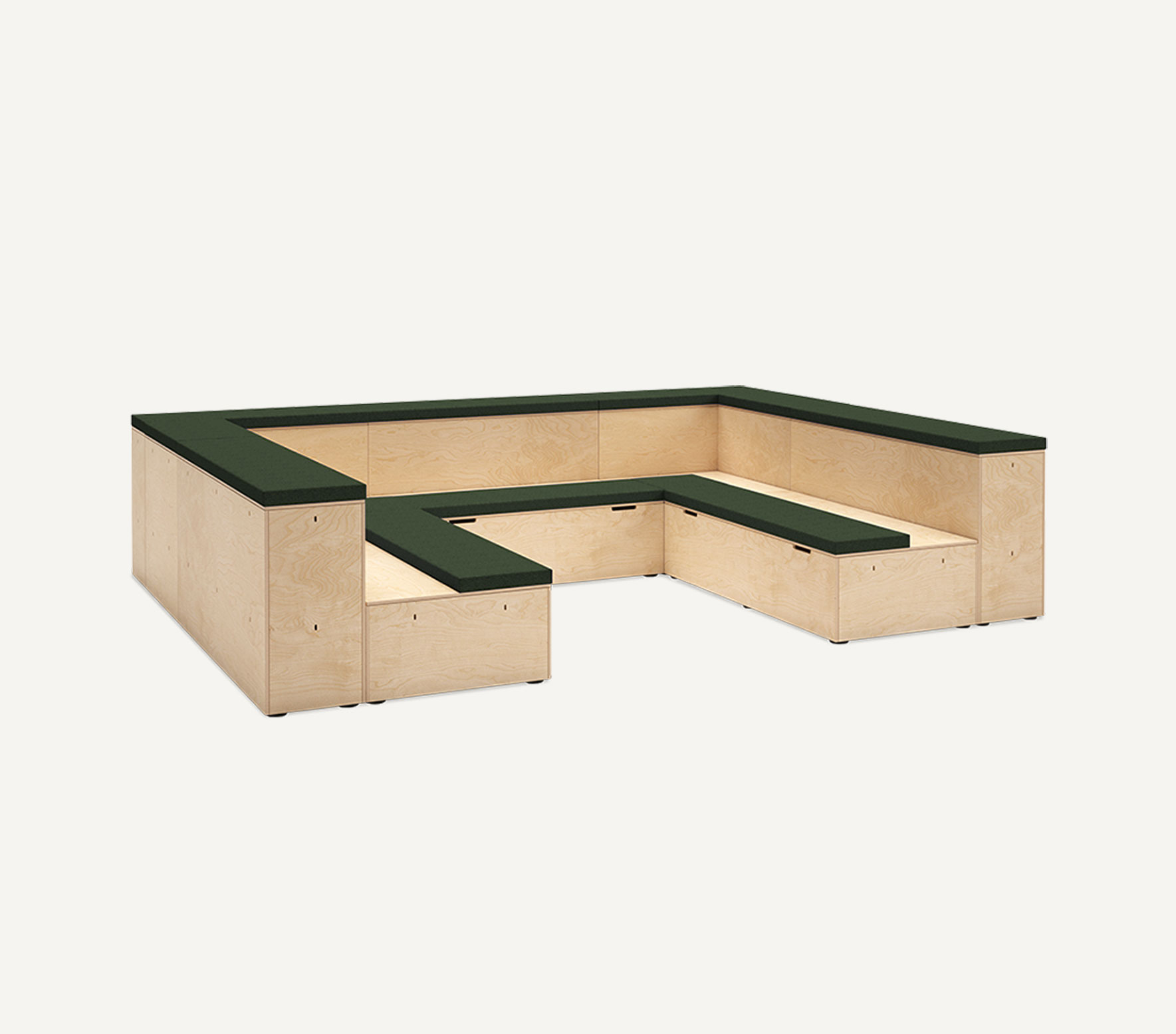 team meetings - platform seating