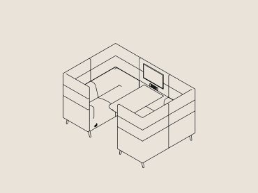 Tryst 4 person office booths