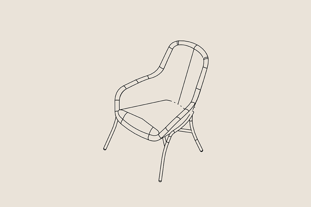 On trend office lounge chair