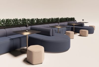 Camino banquette sofa