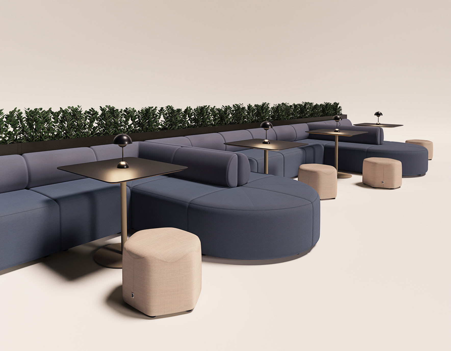 Camino banquette sofa