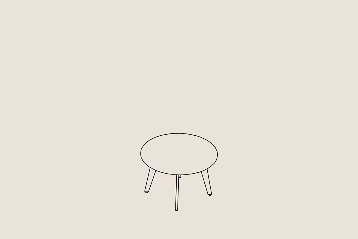 Grain circular meeting table