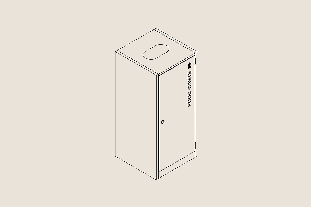 Food waste office bins