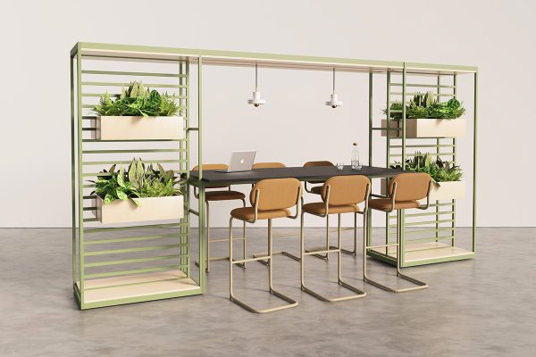 Piper Work Stools & Calvert Space Divider
