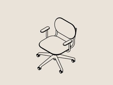 Piper work chair for meetings