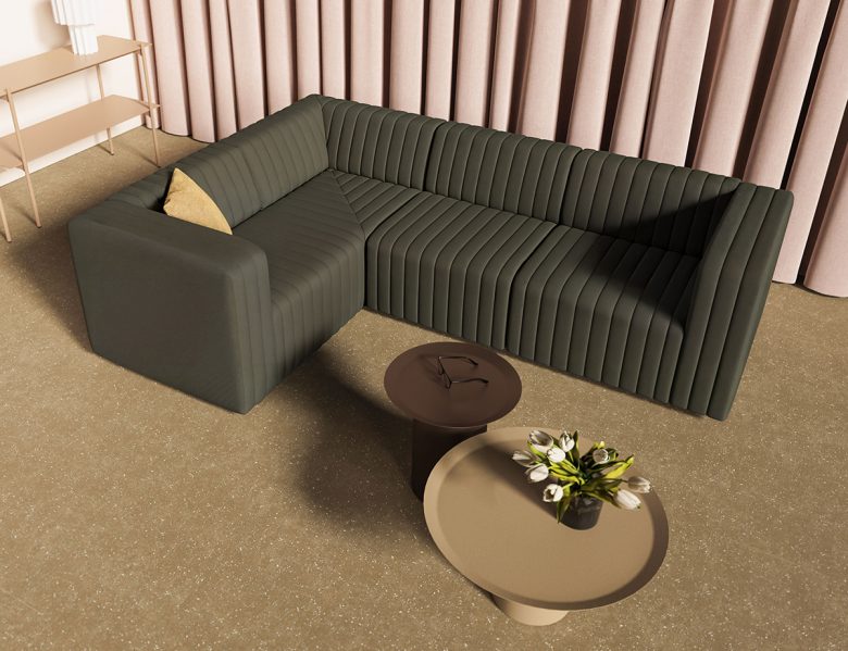 Quinn office corner sofa