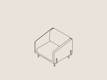 Reece low back office armchair