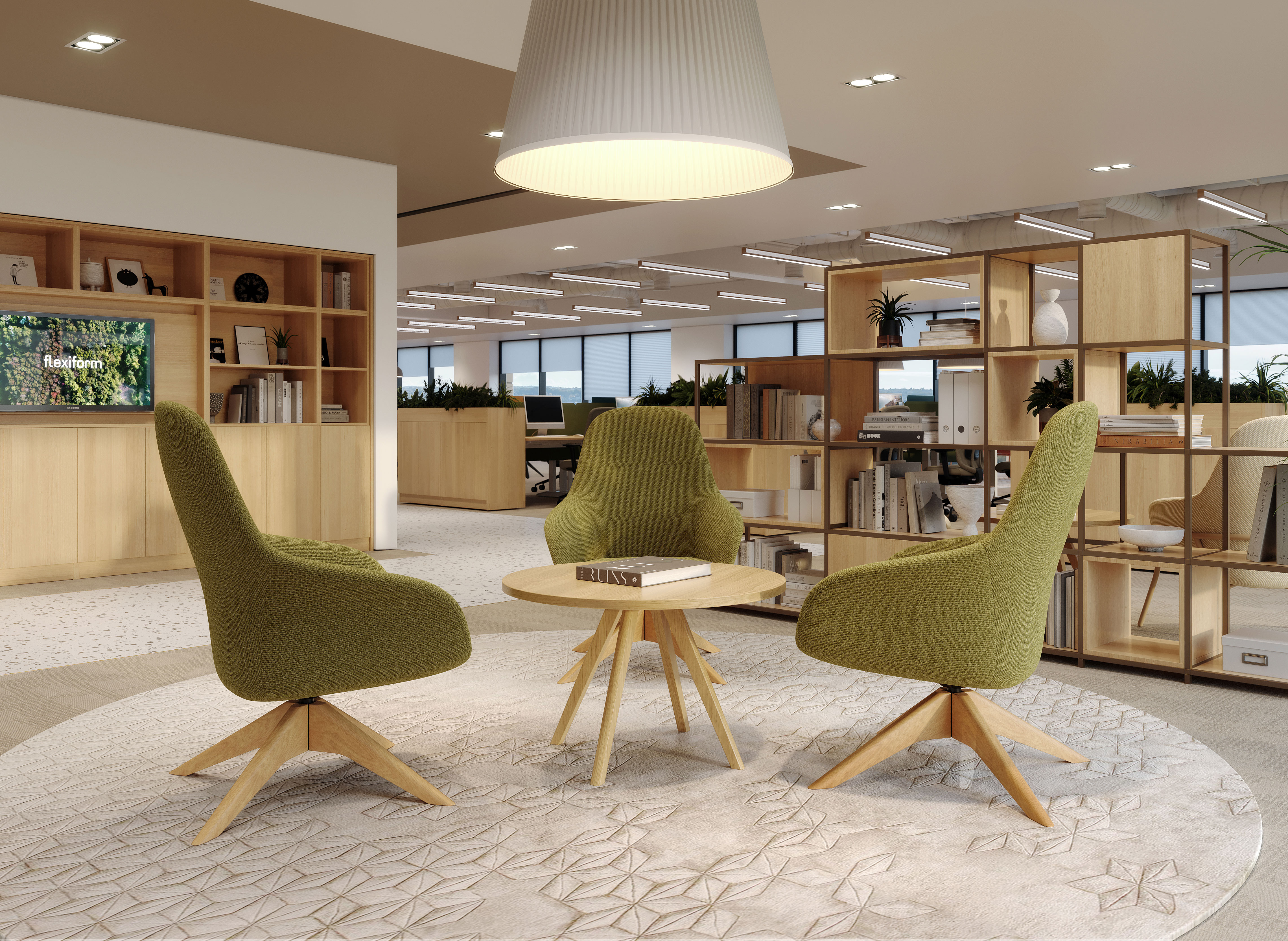 Arden high back office lounge chair